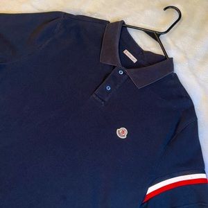 Moncler Polo-shirt Blue